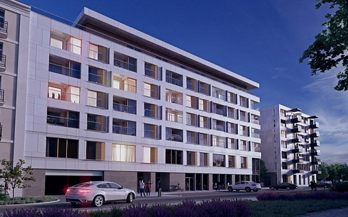 Trwa budowa apartamentowca Kryształ Powiśla