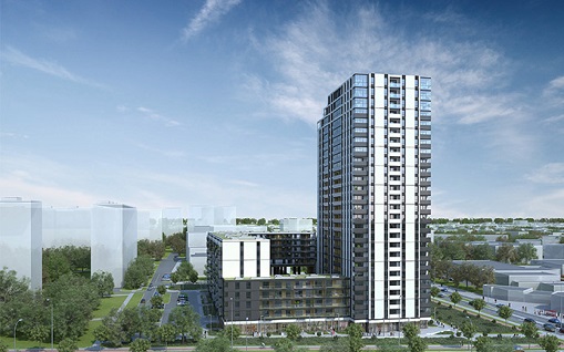 Aura Sky – budowa luksusowych apartamentów w pełni