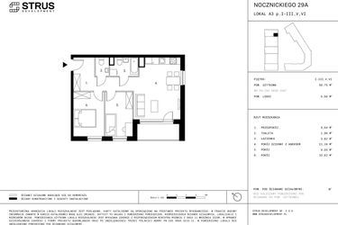 Plan inwestycji Nocznickiego 29 bud. A 6