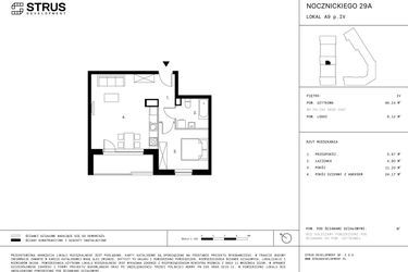 Plan inwestycji Nocznickiego 29 bud. A 15