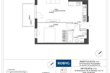 Plan inwestycji Rytm Mokotowa - etap 2A 1