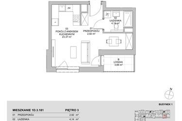 Plan inwestycji Francuska Park VII 3