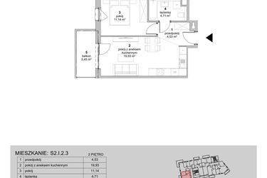 Plan inwestycji ATAL Idea Swarzędz II 6